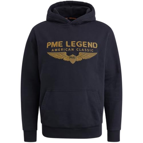 PME Legend Herren Kapuzenpullover Hoodie Hooded Soft Terry with Logo Regular Fit, Größe:XXL, Farbe:Salute 5281 von PME Legend