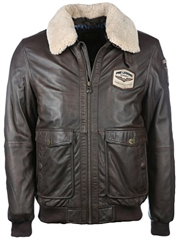 PME Legend Herren Lederjacke Größe L Braun (braun) von PME Legend