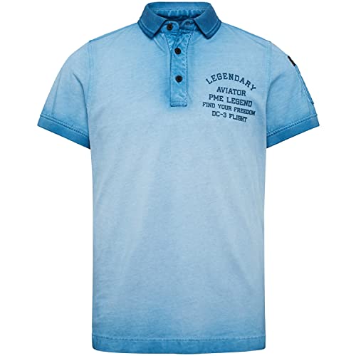 PME Legend Herren Poloshirt Blau XL von PME Legend