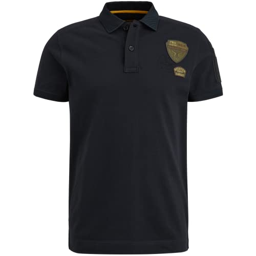 PME Legend Herren Poloshirt FINE Pique SOLID - Regular Fit S - 3XL Grün Blau, Größe:M, Farbe:Salute 5281 von PME Legend