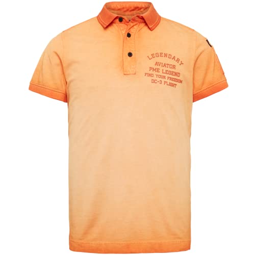 PME Legend Herren Poloshirt Orange M von PME Legend