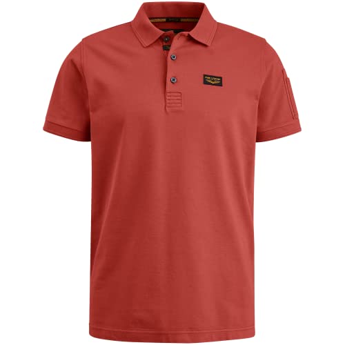 PME Legend Herren Poloshirt TRACKWAY - Regular Fit Gelb Lila Rot Blau S-3XL, Größe:S, Farbe:Bossa Nova 2088 von PME Legend