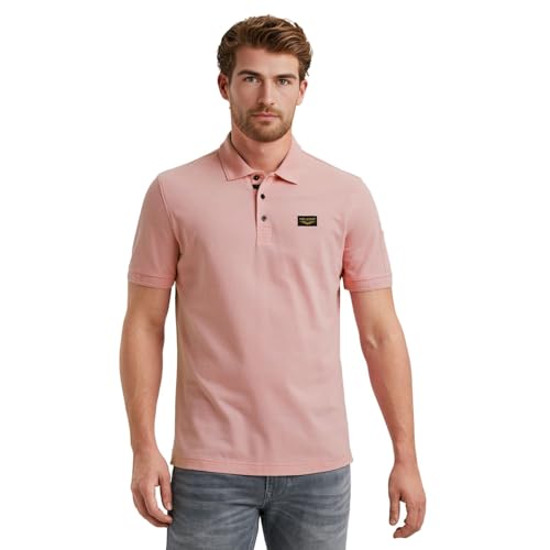 PME Legend Herren Poloshirt TRACKWAY - Regular Fit S M L XL XXL 3XL 4XL 5XL, Größe:M, Farbe:4033 Light Lilac von PME Legend