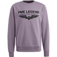 PME Legend Herren Rundhals Pullover CREWNECK SOFT TERRY WITH LOGO - Regular Fit von PME Legend