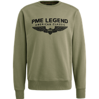 PME Legend Herren Rundhals Pullover CREWNECK SOFT TERRY WITH LOGO - Regular Fit von PME Legend