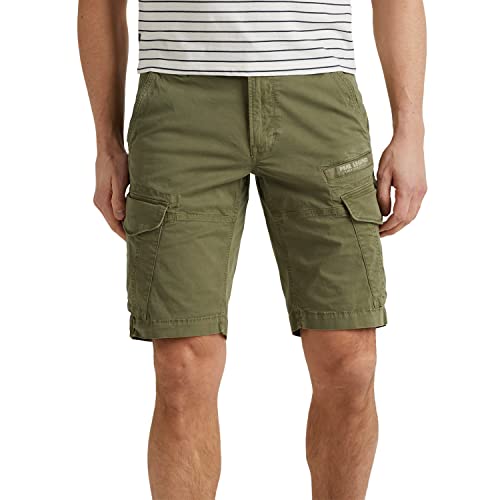 PME Legend Herren Short NORDROP Cargo - Regular Fit - Grau Blau Oliv Beige, Größe:W 29, Farbe:Burnt Olive 6413 von PME Legend