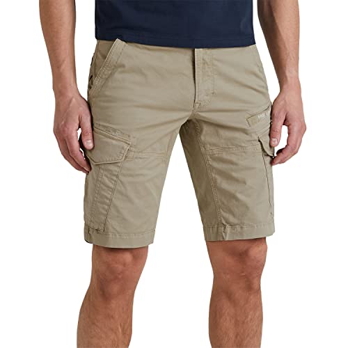 PME Legend Herren Short NORDROP Cargo - Regular Fit - Grau Blau Oliv Beige, Größe:W 36, Farbe:Seneca Rock 8011 von PME Legend