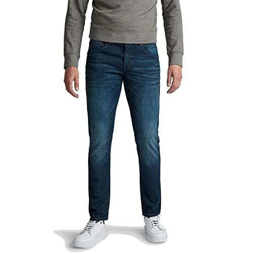 PME Legend Herren Slim Fit Jeans Tailwheel Dark Shadow wash blau - 33/30 von PME Legend