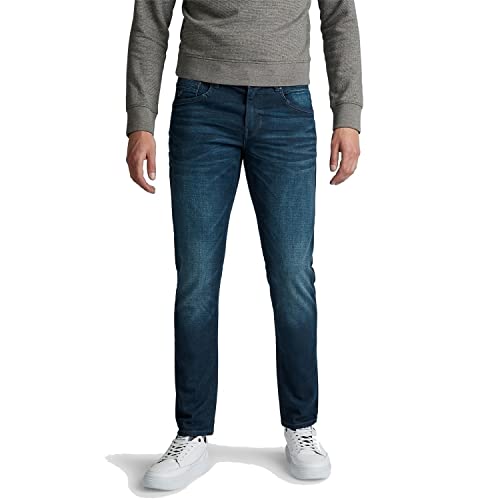 PME Legend Herren Slim Fit Jeans Tailwheel Dark Shadow wash blau - 33/32 von PME Legend