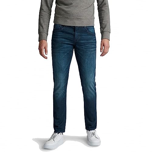 PME Legend Herren Slim Fit Jeans Tailwheel Dark Shadow wash blau - 34/32 von PME Legend
