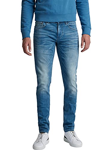 PME Legend Herren Slim Fit Jeans Tailwheel Soft mid Blue blau - 33/34 von PME Legend
