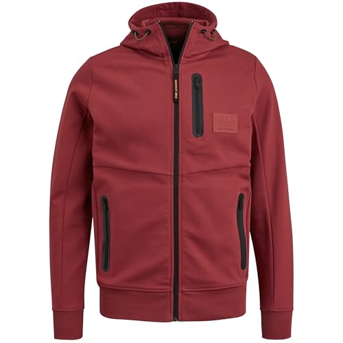 PME Legend Herren Sweatjacke mit Kapuze, Farbe:rot, Größe:M von PME Legend