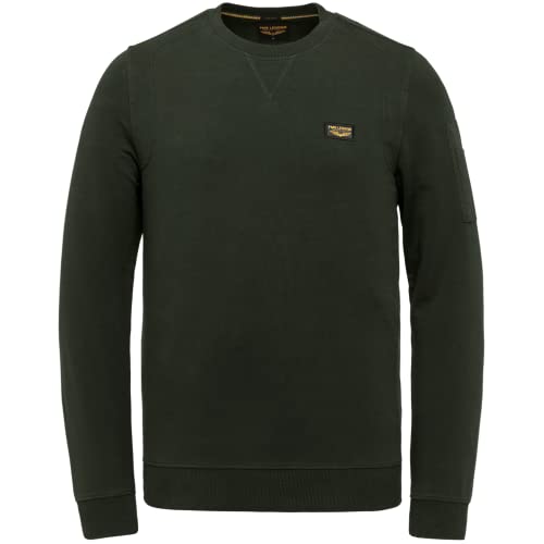 PME Legend Herren Sweatshirt AIRSTRIP - Regular Fit S-3XL Schwarz Blau Grün, Größe:3XL, Farbe:Beluga 8039 von PME Legend