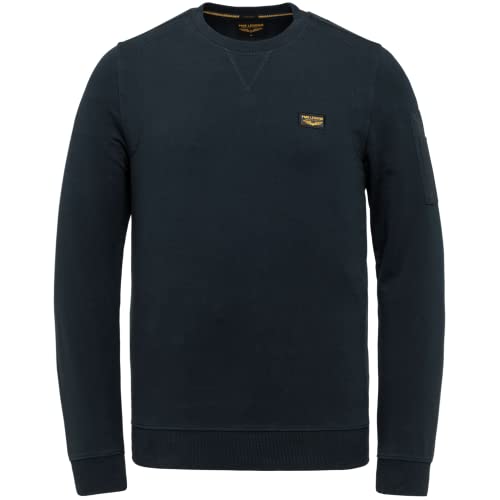 PME Legend Herren Sweatshirt AIRSTRIP - Regular Fit S-3XL Schwarz Blau Grün, Größe:L, Farbe:Sky Captain 5073 von PME Legend
