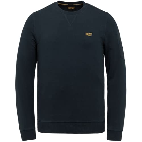 PME Legend Herren Sweatshirt AIRSTRIP - Regular Fit S-3XL Schwarz Blau Grün, Größe:S, Farbe:Sky Captain 5073 von PME Legend