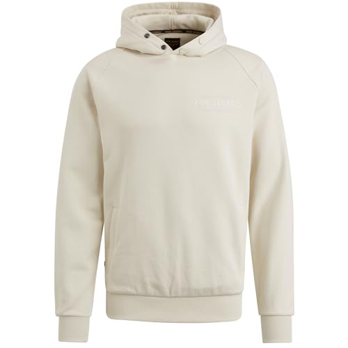 PME Legend Herren Sweatshirt Hooded Soft Dry Terry Bone White beige - L von PME Legend