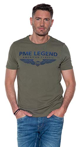 PME Legend Herren T-Shirt Ptss000501 Dusty Olive L von PME Legend