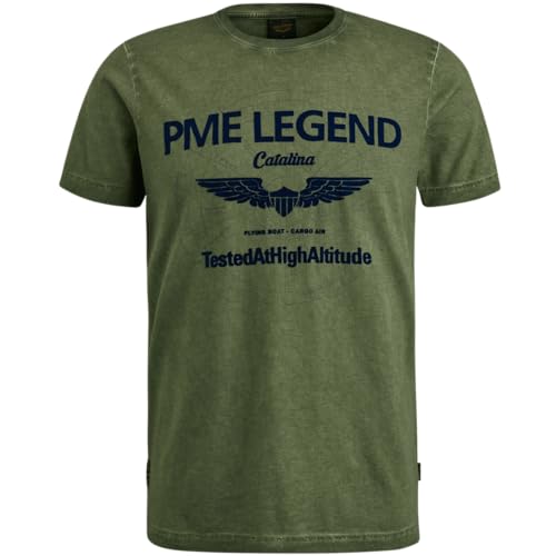 PME Legend Herren r-Neck T-Shirt Green 3XL von PME Legend