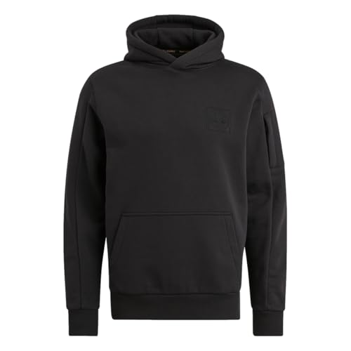 PME Legend Hooded 3T Cross Fleece - Herren Hoodie, Größe:L, Farbe:Black Onyx von PME Legend