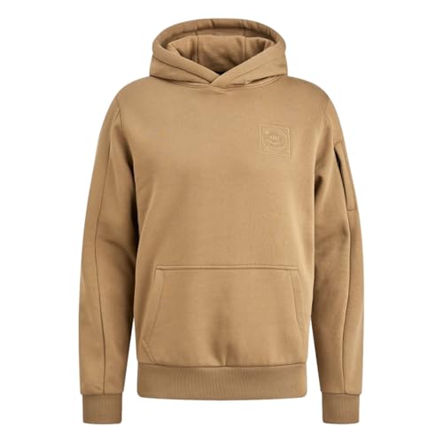 PME Legend Hooded 3T Cross Fleece - Herren Hoodie, Größe:M, Farbe:Otter von PME Legend