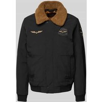 PME Legend Jacke mit Label-Patches Modell 'WINGFORCE' in Black, Größe XL von PME Legend