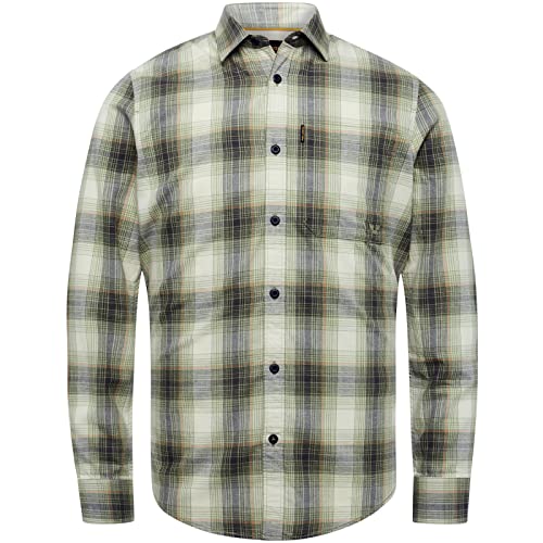 PME Legend Long Sleeve Shirt Ctn Yd Twill Che - L von PME Legend