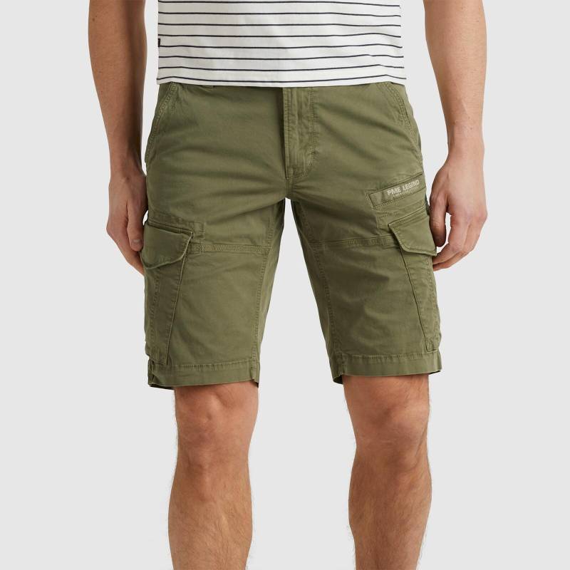 PME Legend - NORDROP CARGO SHORTS STRETCH TWILL burnt olive - Gr. - 32 von PME Legend
