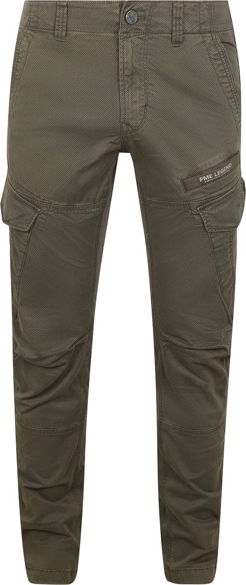 PME Legend Nordrop Cargohose Micro Print Grün    - Größe W 36 - L 32 von PME Legend