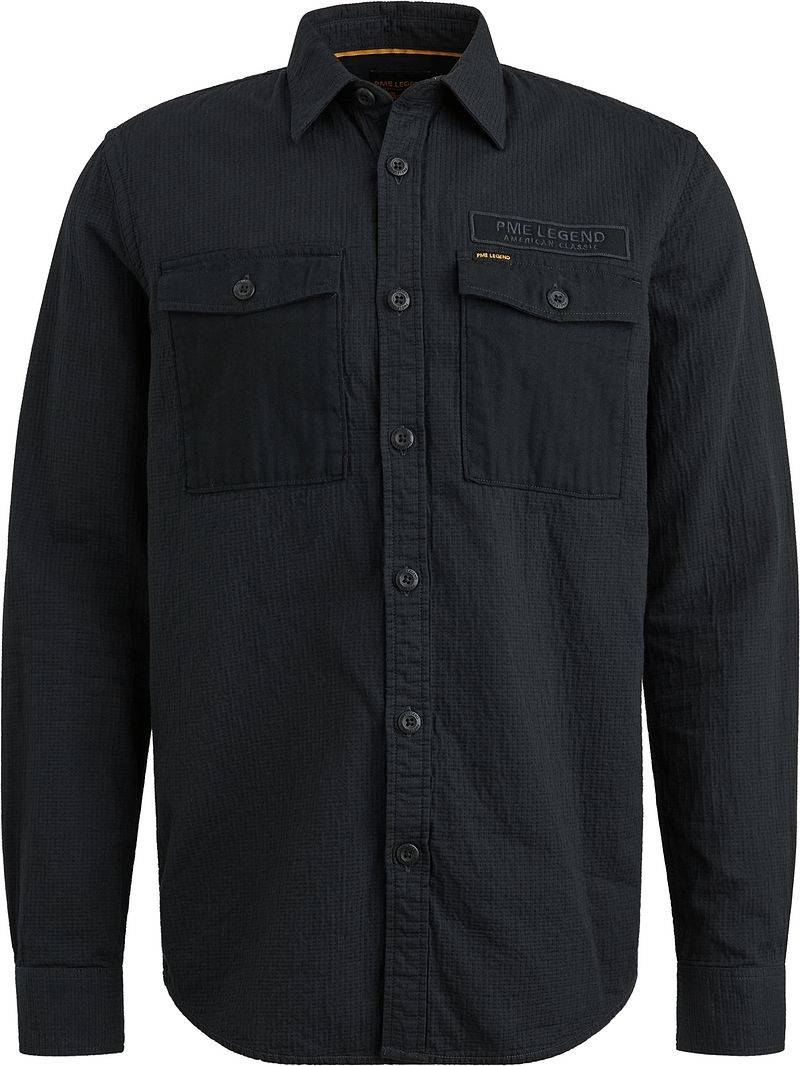 PME Legend Overshirt Quilt Poplin Navy - Größe L von PME Legend