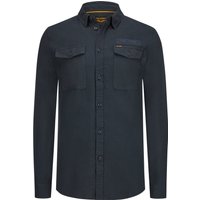 PME Legend Overshirt mit Waffelstruktur und Logo-Patches von PME Legend