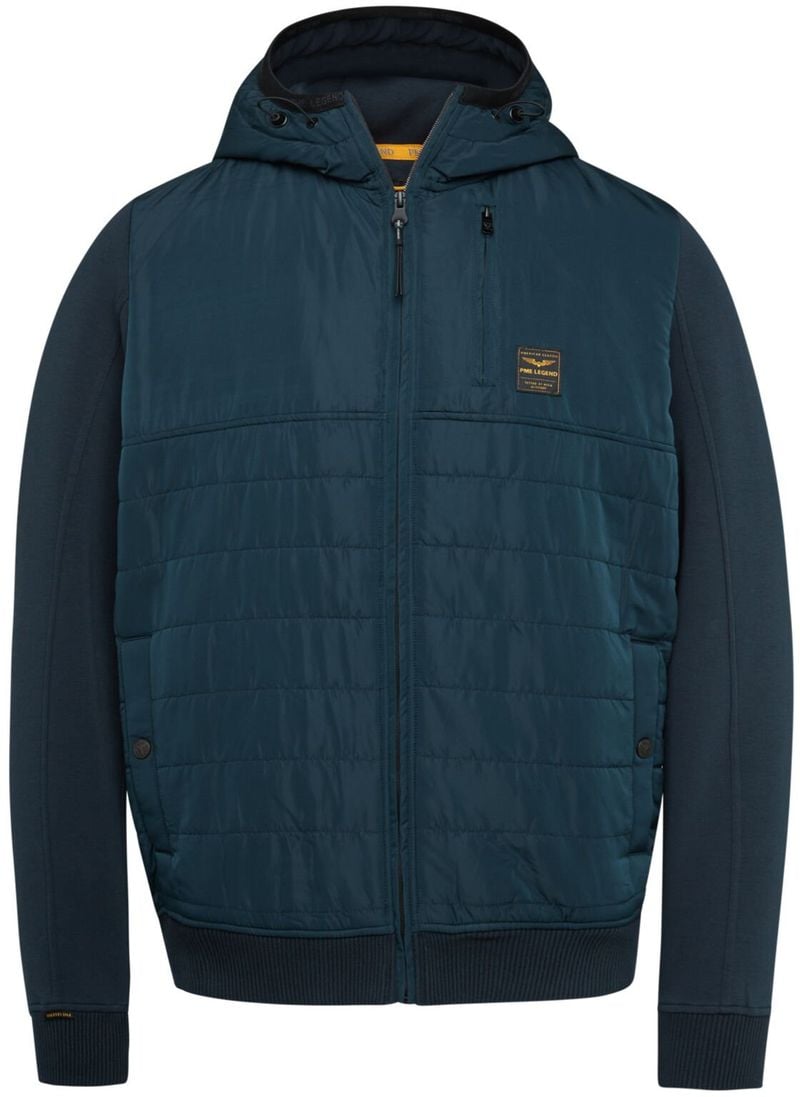 PME Legend Padded Zip Jacke Blau - Größe L von PME Legend