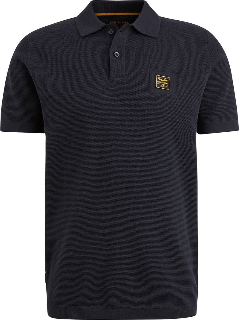 PME Legend Poloshirt Knitted Navy - Größe XXL von PME Legend