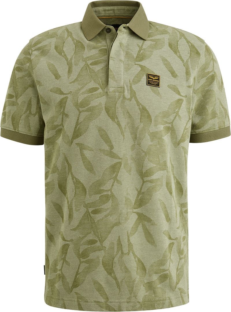 PME Legend Poloshirt Piqué Druck Grün - Größe 3XL von PME Legend