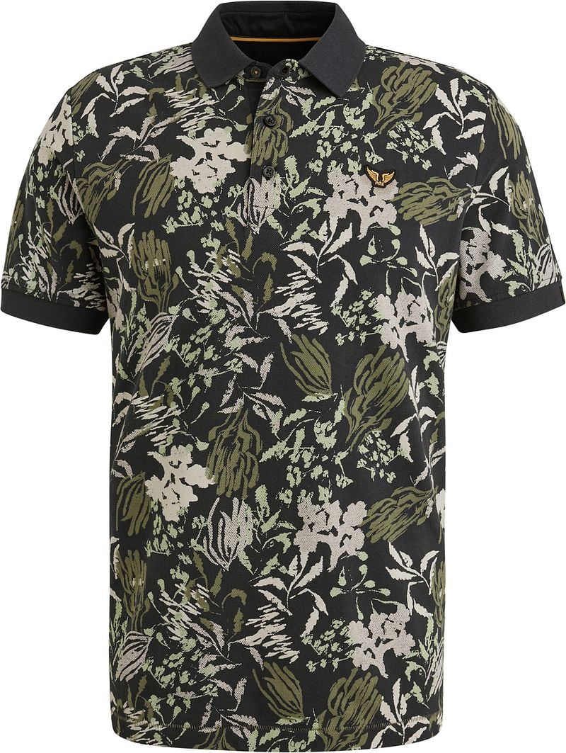 PME Legend Poloshirt Piqué Druck Navy - Größe XXL von PME Legend