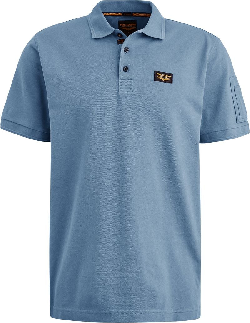 PME Legend Poloshirt Trackway Blau - Größe XXL von PME Legend