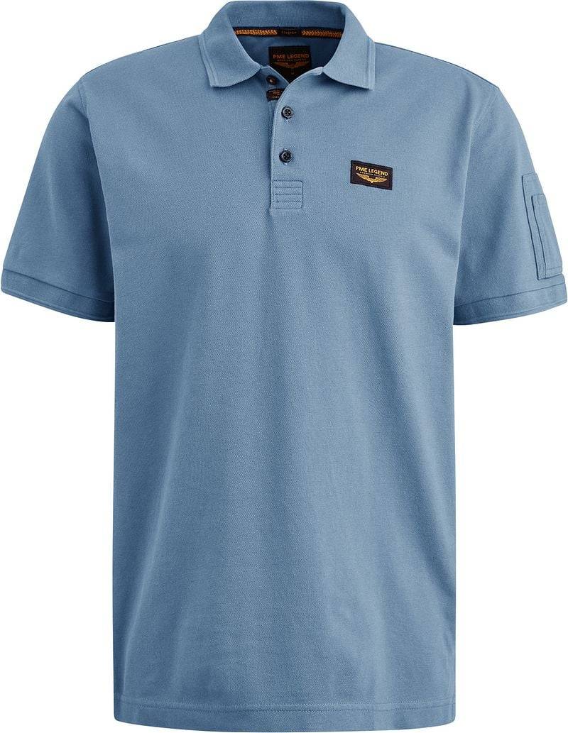 PME Legend Poloshirt Trackway Blau - Größe XXL von PME Legend