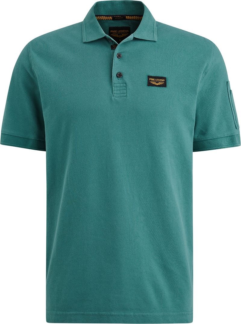 PME Legend Poloshirt Trackway Jungle Grün - Größe XXL von PME Legend