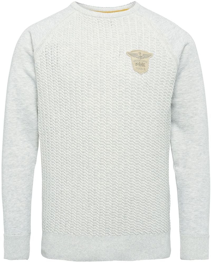 PME Legend Pullover Bone White - Größe 3XL von PME Legend