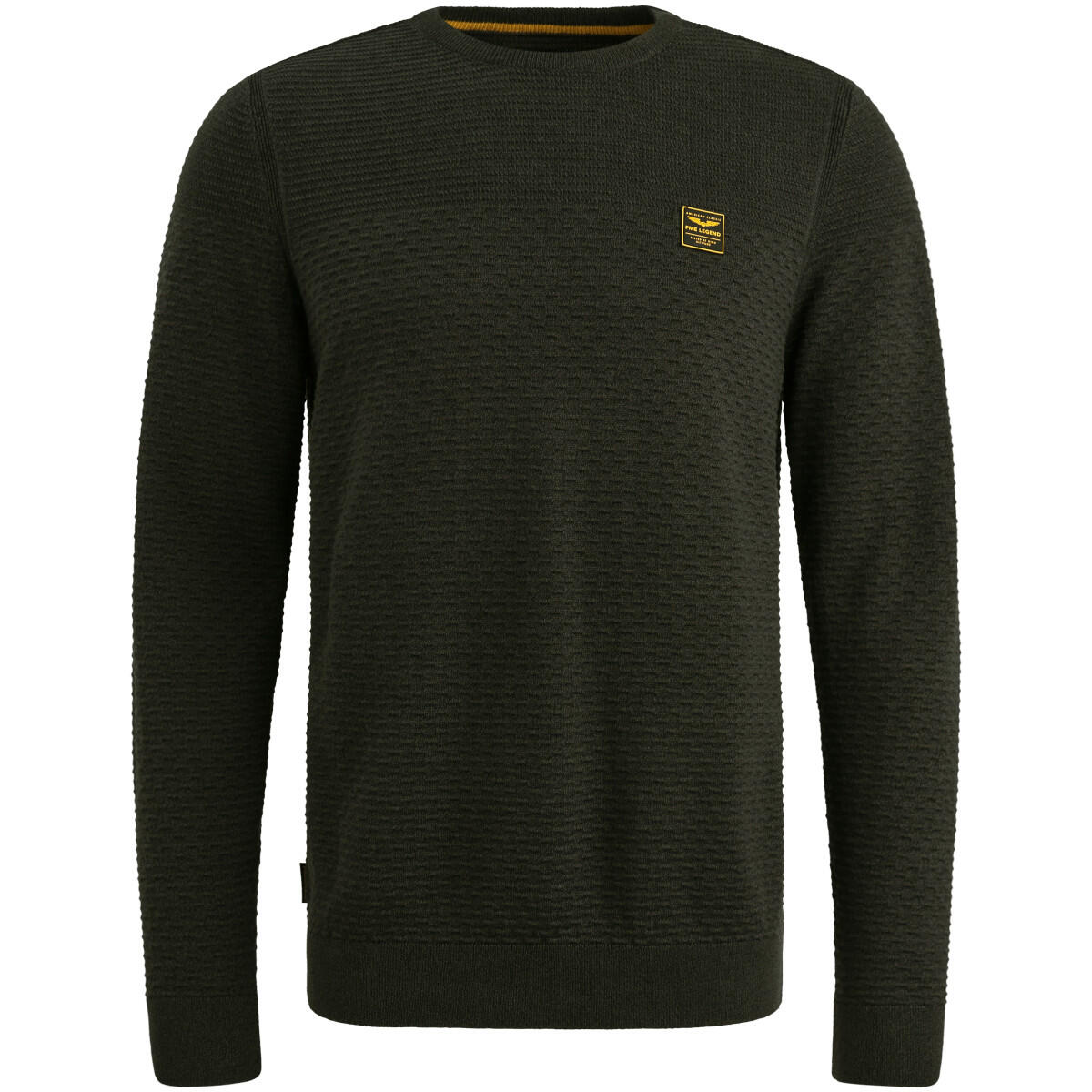 PME Legend - Pullover aus Baumwollmouliné schwarz - Gr. - L von PME Legend