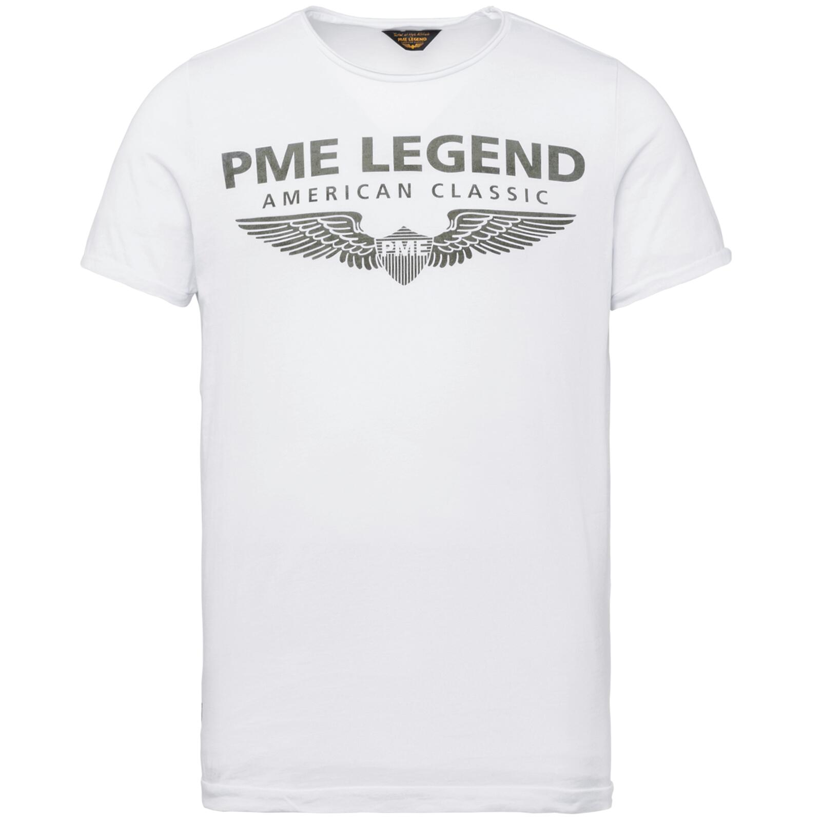 PME Legend - R-neck Single Jersey SS T-shirt bright white - Gr. - XXXL von PME Legend