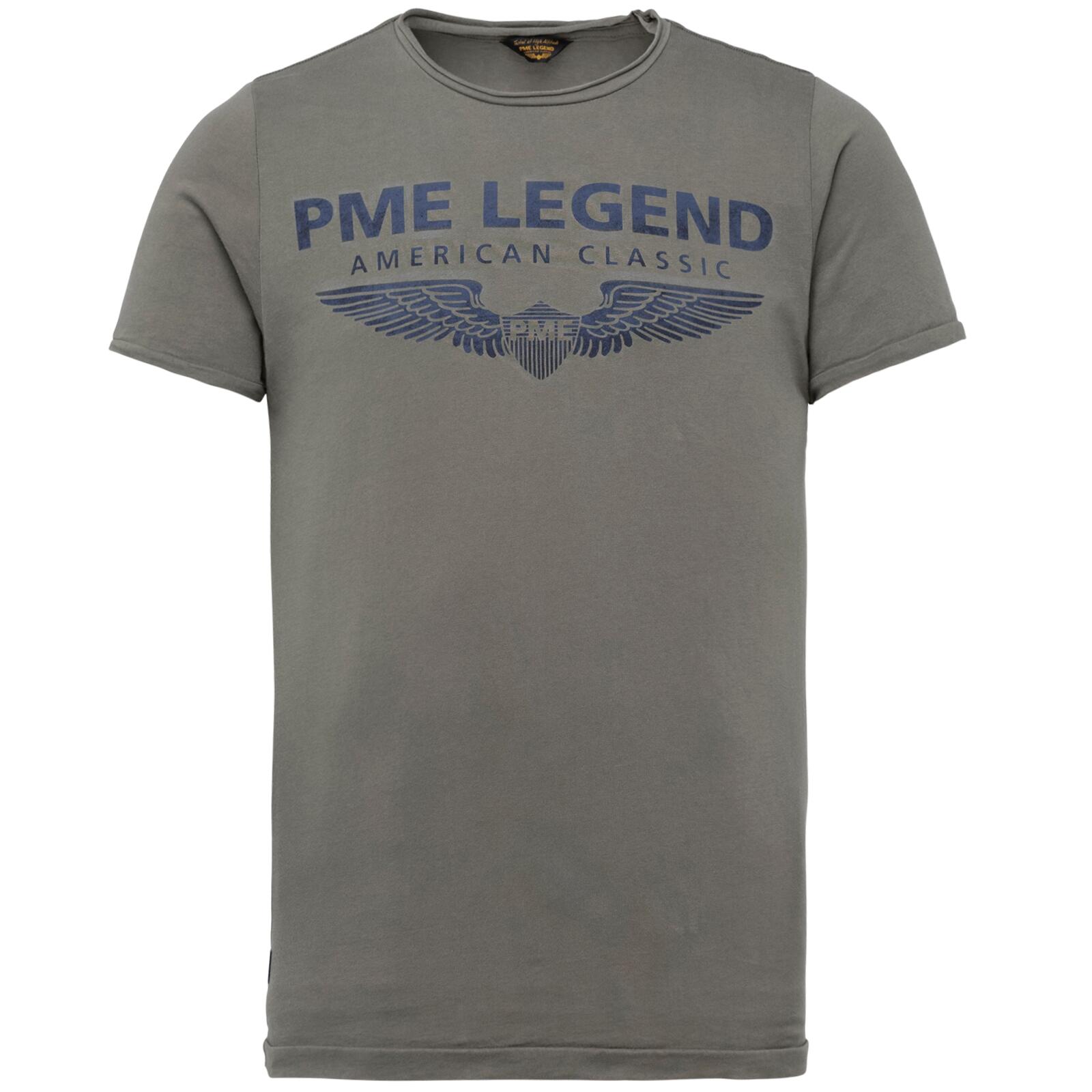 PME Legend - R-neck Single Jersey SS T-shirt dusty olive - Gr. - XL von PME Legend