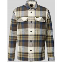 PME Legend Regular Fit Hemdjacke mit Brustpattentaschen in Gruen, Größe XXL von PME Legend