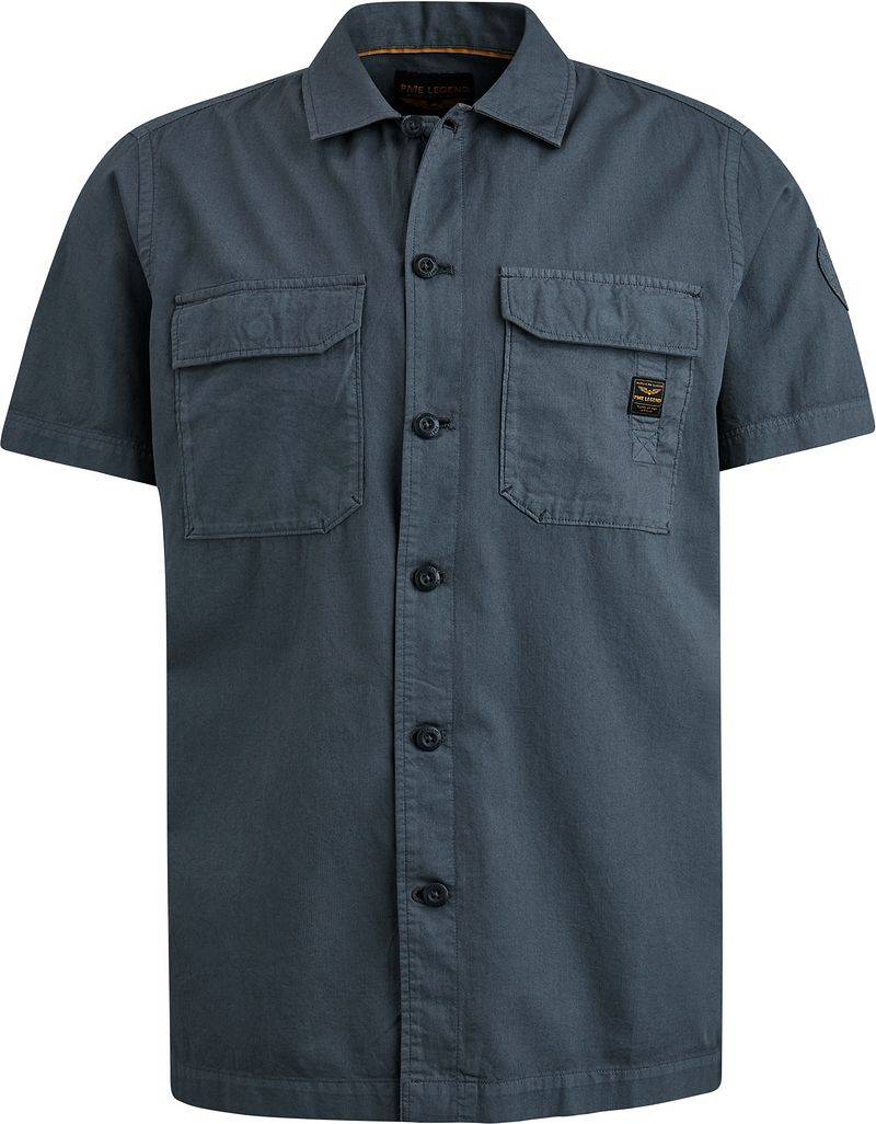 PME Legend Short Sleeve Hemd Anthrazit - Größe XL von PME Legend