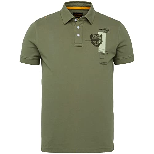 PME Legend Short Sleeve Polo Stretch Pique - L von PME Legend