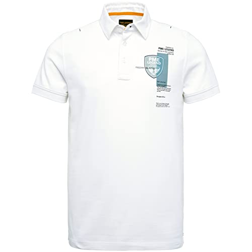 PME Legend Short Sleeve Polo Stretch Pique - M von PME Legend