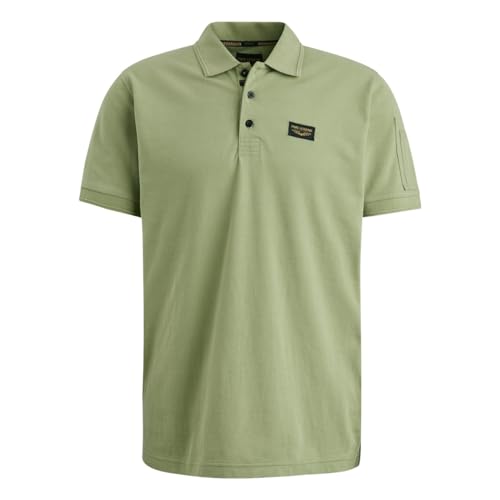 PME Legend Short Sleeve Polo Trackway - Herren Poloshirt, Größe_Bekleidung:XXL, Farbe:sage von PME Legend