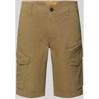 PME Legend Slim Fit Cargoshorts mit Label-Print Modell 'NORDROP' in Sand, Größe 34 von PME Legend