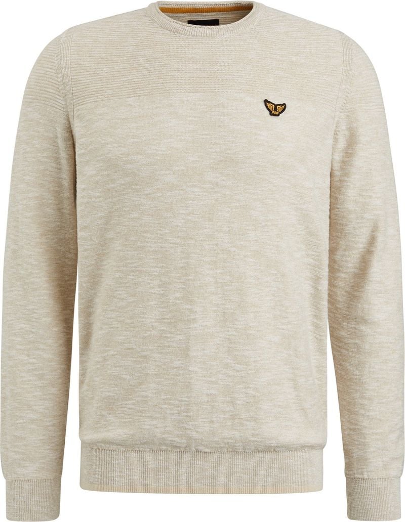 PME Legend Stickgarn Pullover Ecru - Größe 3XL von PME Legend