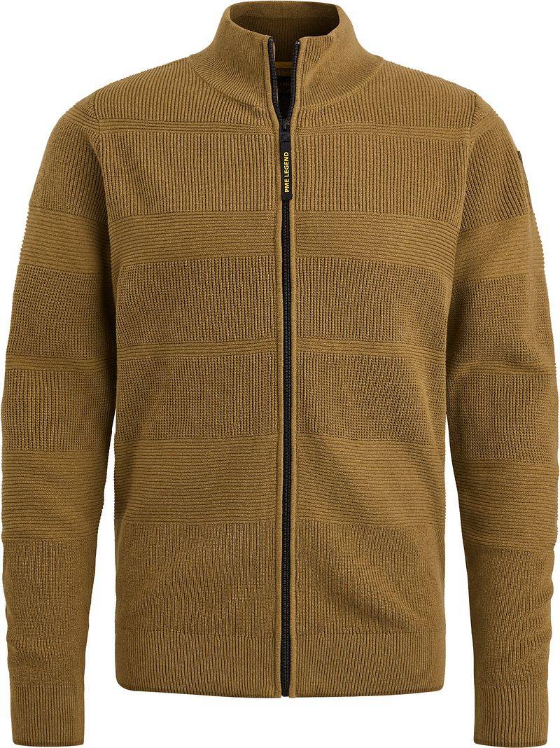 PME Legend Strickjacke Okergelb - Größe XXL von PME Legend