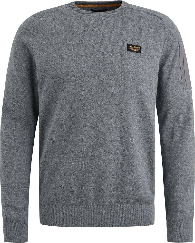 PME Legend Sweater American Classic Cargo Grau - Größe 3XL von PME Legend